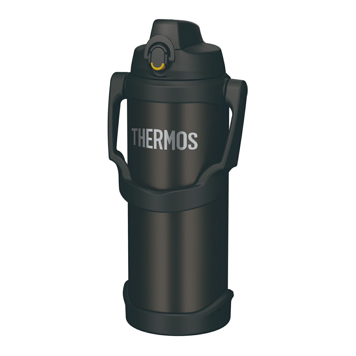 THERMOS 真空断熱スポーツジャグ ブラック 2500mL保冷専用 FJQ-2500 BK 軽量 ワンタッチ 魔法びん ステンレス ブランド ロングセラーサーモスサーもす 無地 シンプル 男性 女性 男の子 女の子 小学生 大人 スポーツ