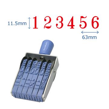 シヤチハタ公式 【欧文6連 明朝体 特大号】 既製品 シャチハタ シヤチハタ スタンプ 三文判 はんこ ハンコ 会社 オフィス ビジネス 仕事 事務用品 経理 総務 文具 文房具 業務用 庶務 便利 手軽|シヤチハタ公式ショップ