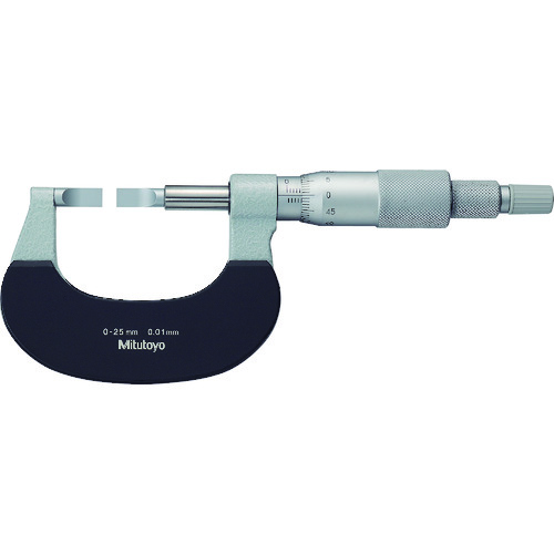 ミツトヨ BLM25B 　ブレードマイクロメータ（１２２&minus;１０１&minus;１０）｜しゃちほこ工具箱　店