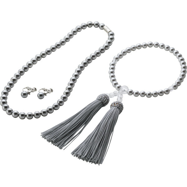 楽天市場】【送料無料】|パールネックレス・念珠セット|2Z33733