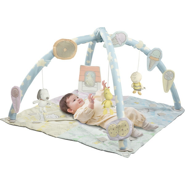 スヌーピー てあそびいっぱい!テントにへんしんジム 新生児 2歳まで 遊び 玩具 出産祝い ギフト ベビー 赤ちゃん キッズ 子供 おもちゃ 贈り物 誕生日 プレゼント お祝い 内祝い お返し