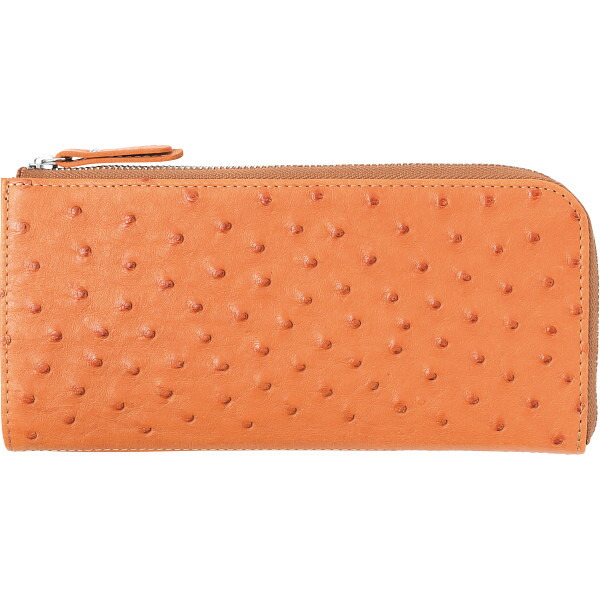 楽天市場】オーストリッチ横長ベロ付財布チェスナット S-NO8500043YE