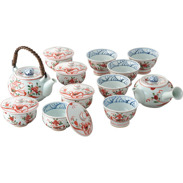 古伊万里　茶道具　花器　波佐見焼　赤膚焼　徳利　染付 楽天市場】波佐見焼 古伊万里写し絵 急須茶器揃 037-408M : ギフトのお