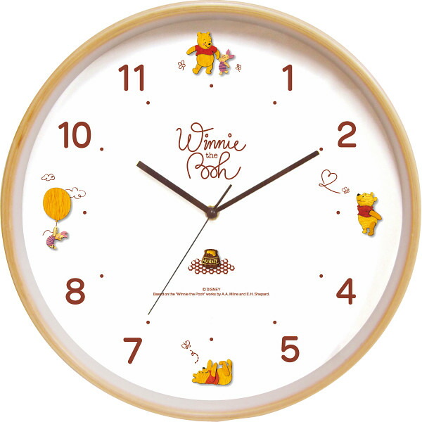 楽天市場】【掛け時計 プーさん】掛け時計【レトロ くまのプーさん