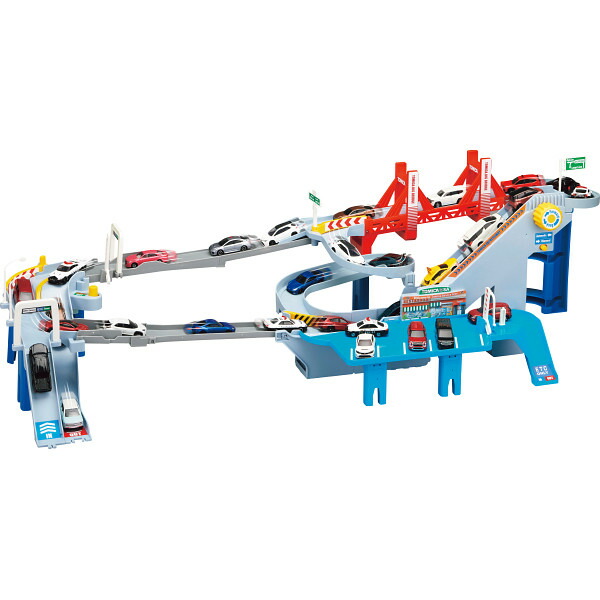 楽天市場】【送料無料】 タカラトミー トミカワールド 2つのコースを