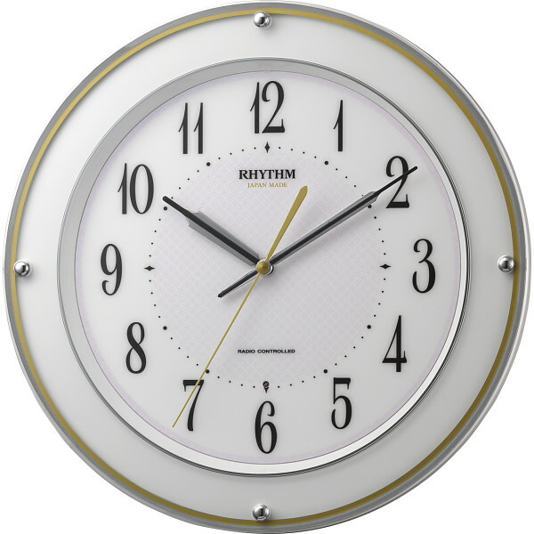 大注目 リズム 電波掛時計 8my510sr03 ギフトのお店 シャディ 店 楽天1位 Eldfx Com