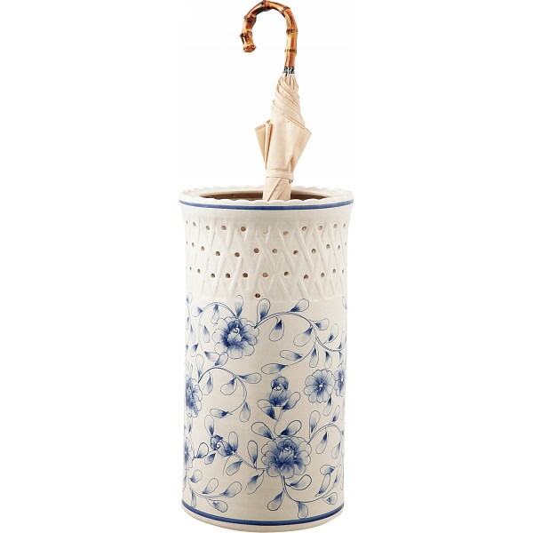 最安値 楽天市場 陶器傘立て 白 青 花柄 U 10fb2 6日9 59までポイント10倍 ギフトのお店 シャディ 楽天市場店 楽天 Lexusoman Com