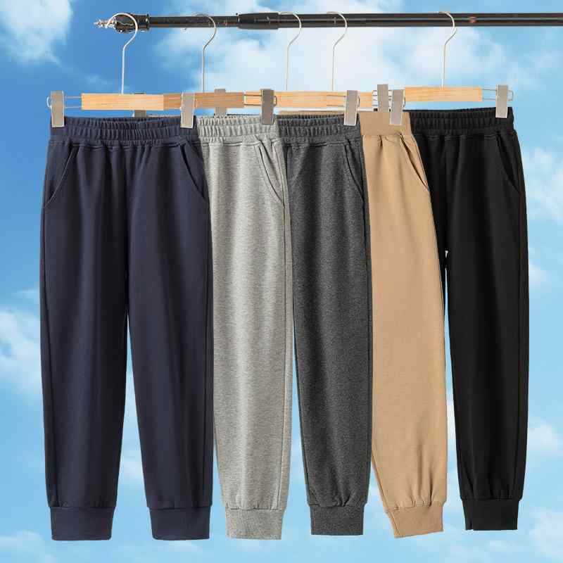 子供服 パンツ スクールパンツ 男女兼用 綿 運動着 ジャージ 薄手 紺色 グレー カーキ色 110cm-190cm 4,718円