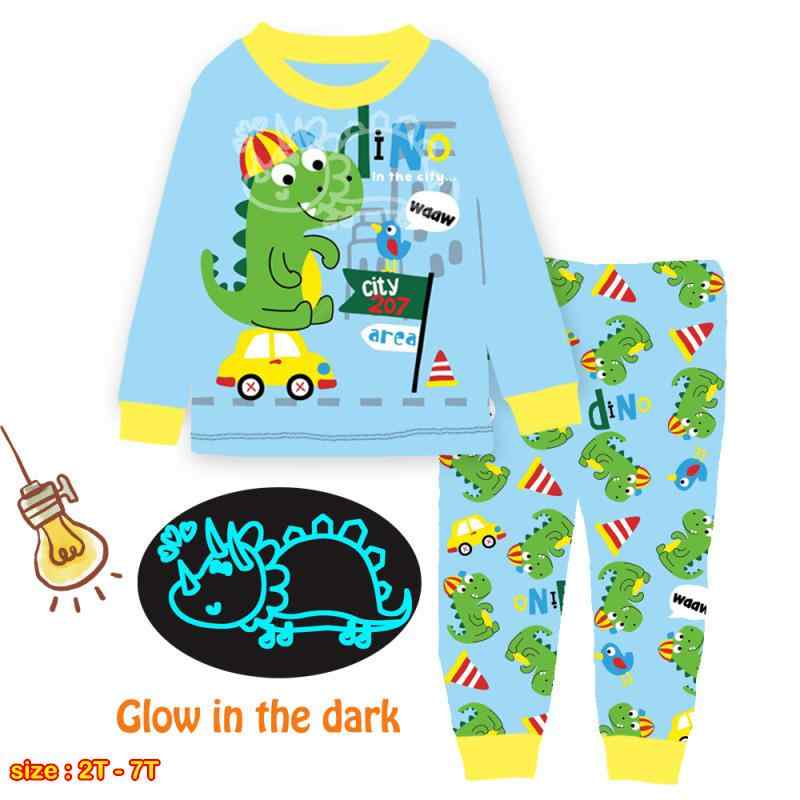 子供用パジャマ 上下セット ルームウェア 部屋着 半袖Tシャツ 長ズボン ポリエステル プリント柄 かわいい 快適 春夏秋冬 4,119円