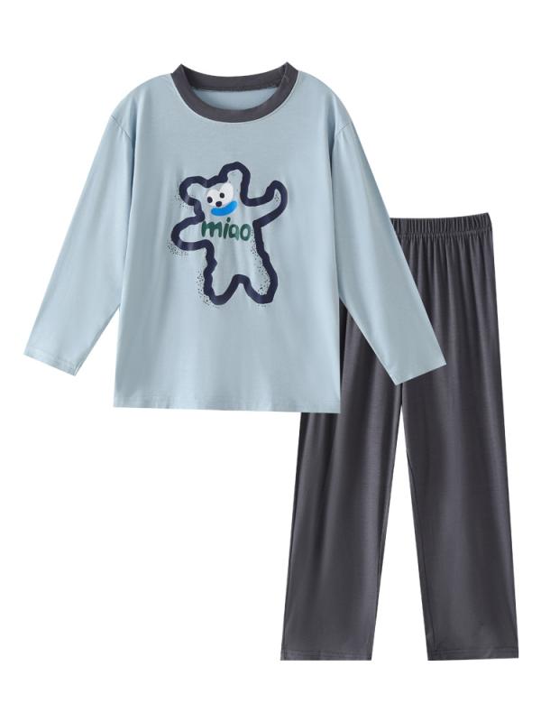 子供用ルームウェア 薄手 モダール 男の子 女の子 パジャマ 上下セット 春秋 110cm 120cm 130cm 140cm 150cm 160cm 170cm 180cm