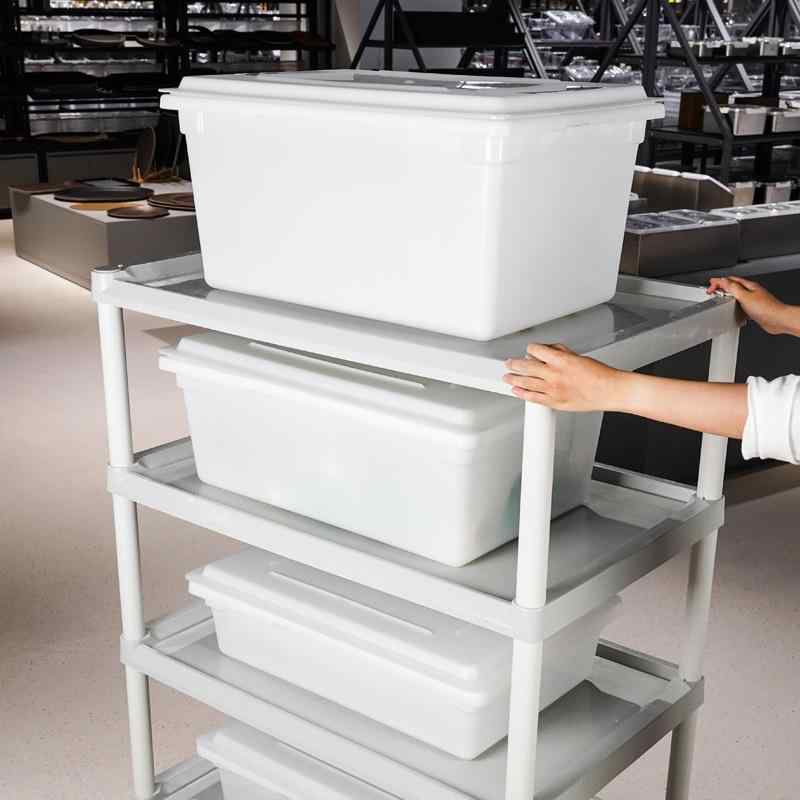 【2個セット】タッパーウェア　ディープロングスーパーケース　収納　ピンク タッパーウェア「ディープロングスーパーケース」衣装ケース 56L