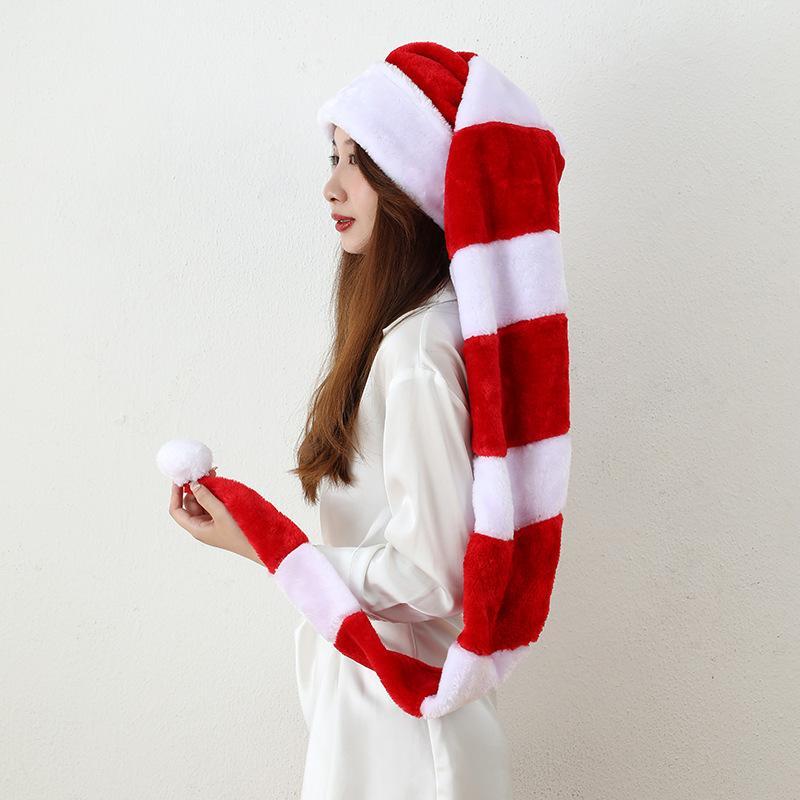 クリスマス帽子 大人用 超ロング 130cm サンタ帽子 クリスマス パーティー イベント コスプレ 布製