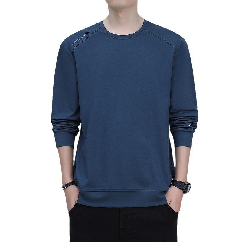 トレーナー メンズ 春秋 長袖Tシャツ 韓国風 ゆったり トップス カットソー インナー 薄手 大きいサイズ ラウンドネック プルオーバー 普段使い 部屋着