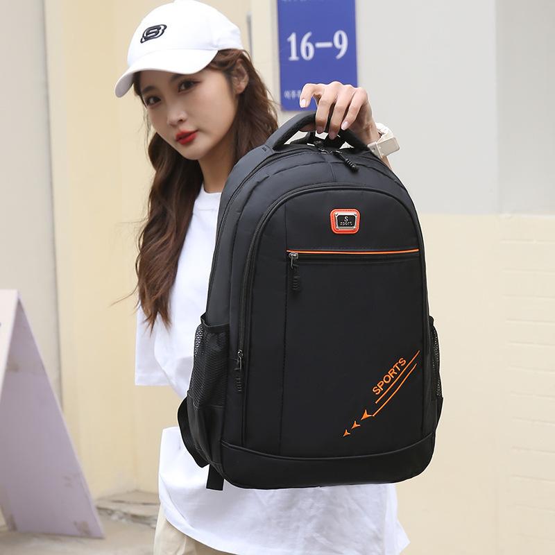 リュック バックパック レディース メンズ ビジネス 通勤 通学 防水 大容量 40.64cm PCバッグ 男女兼用 36-55L オックスフォード布 衝撃吸収 拡張可能 撥水性 耐摩耗性 盗難防止 緑色 青色 黒色 オレンジ色
