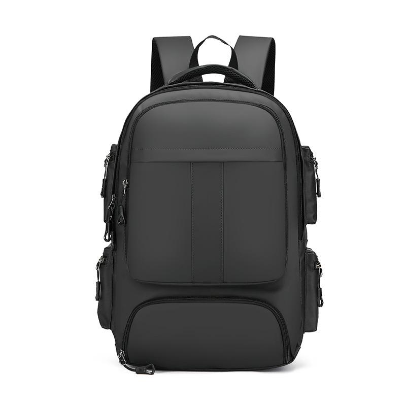 リュックサック メンズ 男性用 ビジネス 通勤 通学 大容量 バックパック オックスフォード布 20L以下 PC収納 無地 弧形肩?