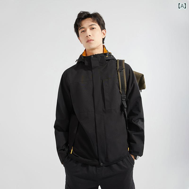ジャケット メンズ レディース 登山用 アウトドア 釣り 防風 防水 運動着 作業服 春秋冬 速乾性｜シャドーテール