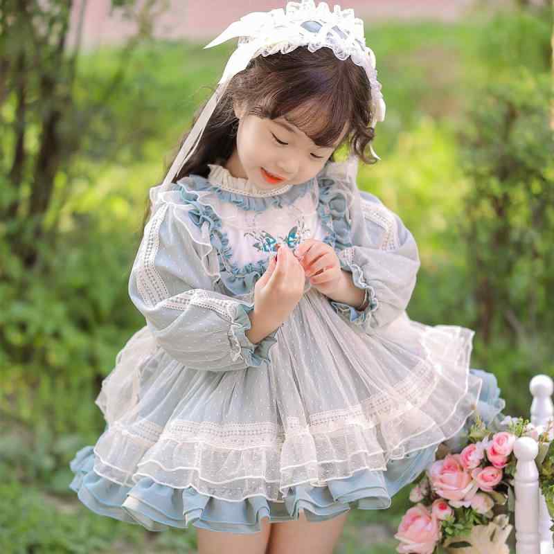 ワンピース キッズ 女の子 ロリータ Aライン チュールスカート チュニック ベビー 子供服 発表会 演奏会 誕生日 結婚式 パーティー 春秋冬 90cm 100cm 110cm 120cm 130cm 140cm