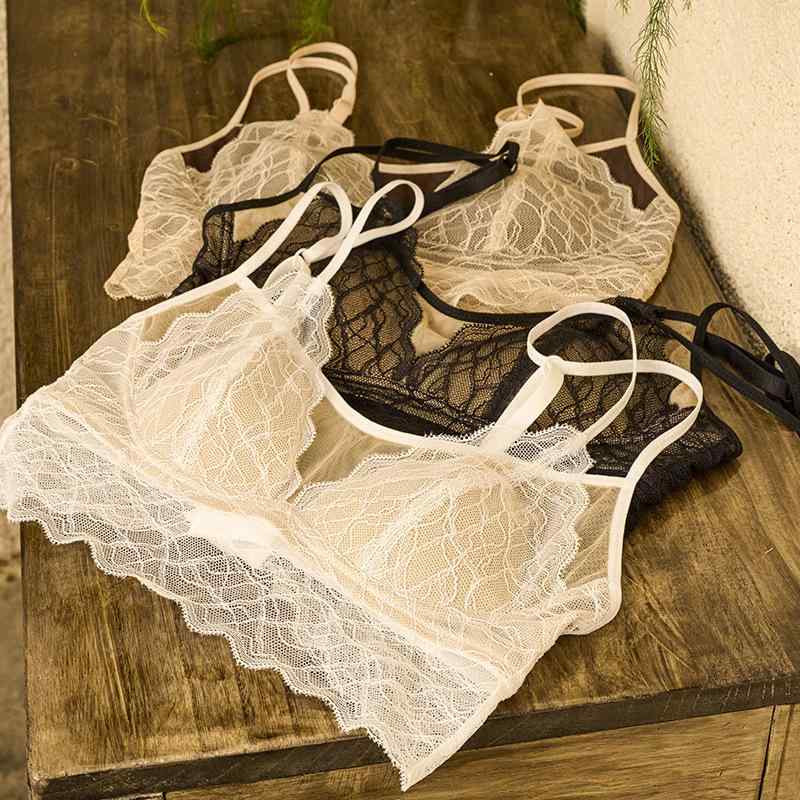 ブラジャー レディース 超薄型 19匁 シルク 伸縮性 サテン 桑蚕糸 レース 花柄 切り替え 美背 3/4カップ 通気性 薄手 モールドカップ ブラック パールホワイト シャンパン