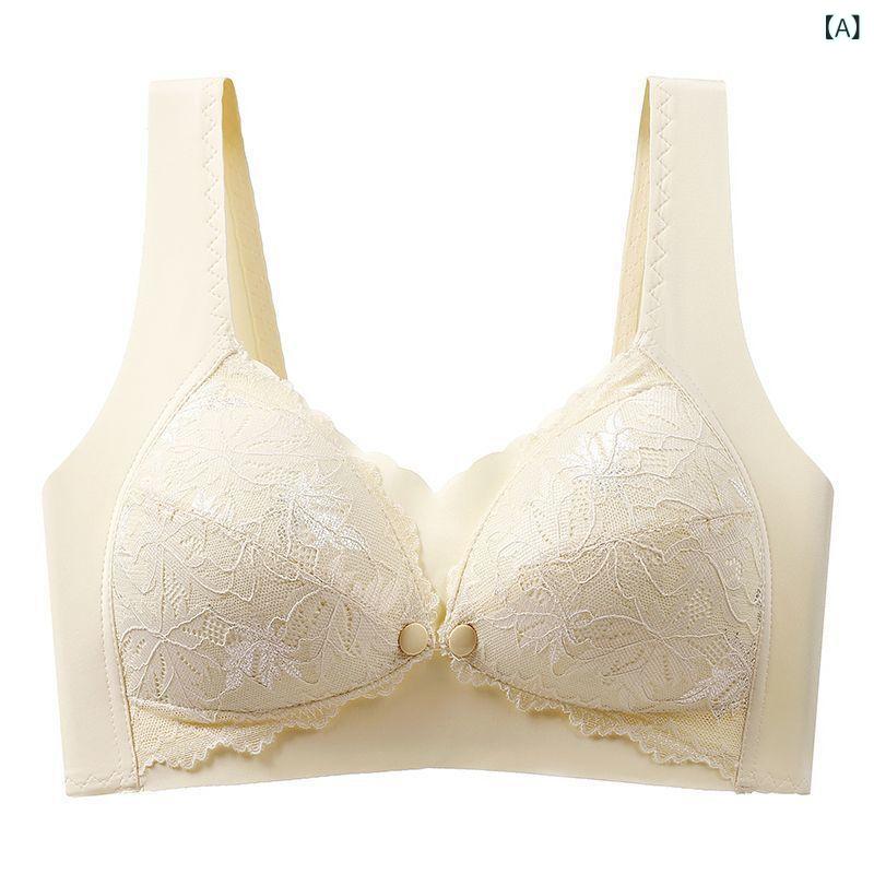 ブラジャー レディース マタニティ 授乳ブラ 前開き ノンワイヤー レース シャンパン色 湖水ブルー 果グリーン 桜ピンク BCDカップ 全 период
