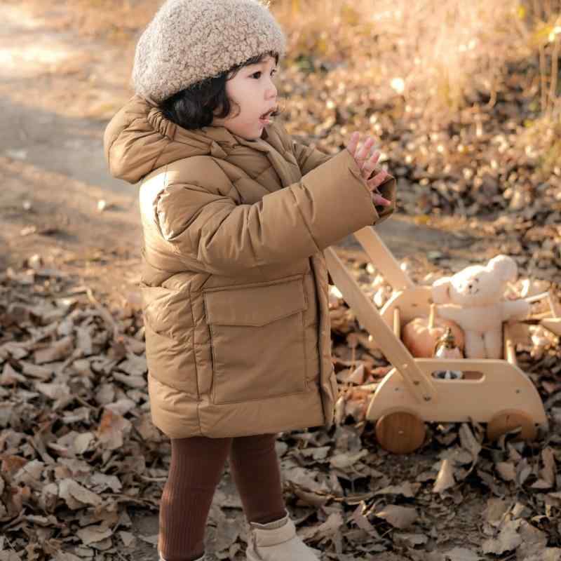 子供用 アウター ダウンジャケット 防風 スキーウェア ベビー 幼児 厚手 白ダックダウン95% 中綿入り 80 90 100 110｜シャドーテール