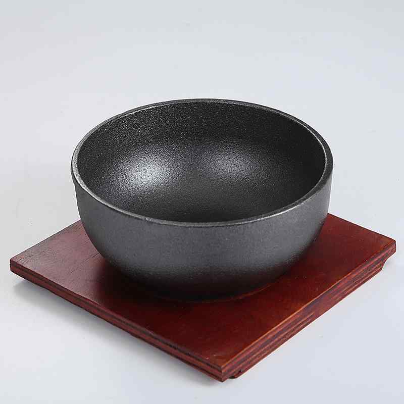 石鍋 韓国風ビビンバ 鉄鍋 鉄製ボウル 電磁調理器対応 耐熱 15cm 17cm 19cm