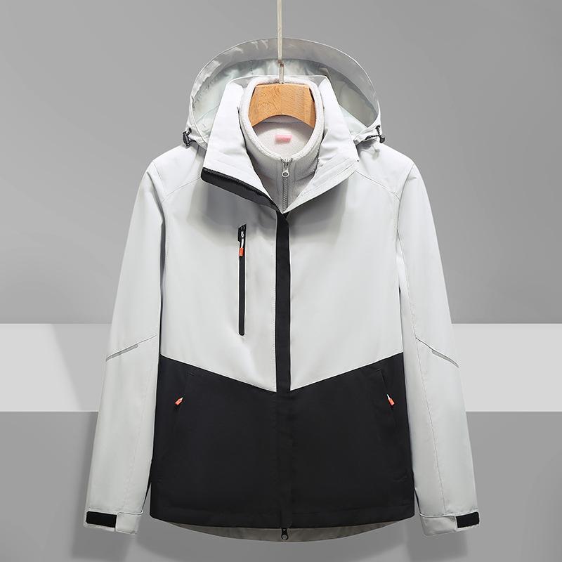 マウンテンパーカー メンズ レディース 防水 防寒 登山ウェア 上下セット 秋冬用 アウター 作業服 フリース裏地 撥水 透湿 アウトドアウェア