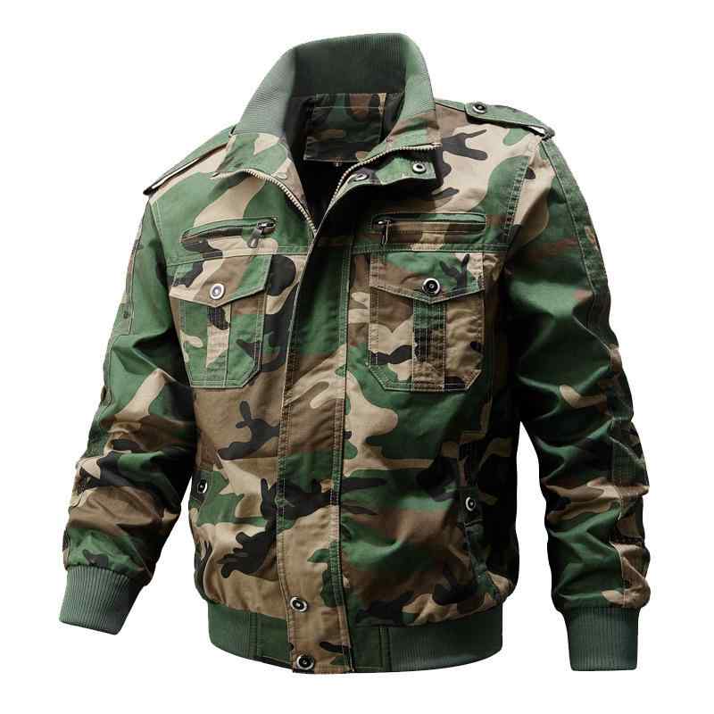 ジャケット 男性用 ブルゾン ミリタリー ワーク カーキ色 軍 ???? 黒色 ジャンパー アウター トップス 綿100％
