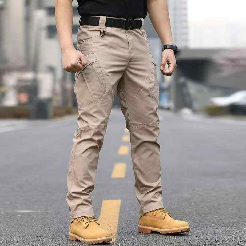 タクティカルパンツ メンズ アウトドアパンツ 多機能 ワークパンツ カーゴパンツ 男性用 ゆったりサイズ 登山 春夏 秋冬 黒 グレー 緑 カーキ