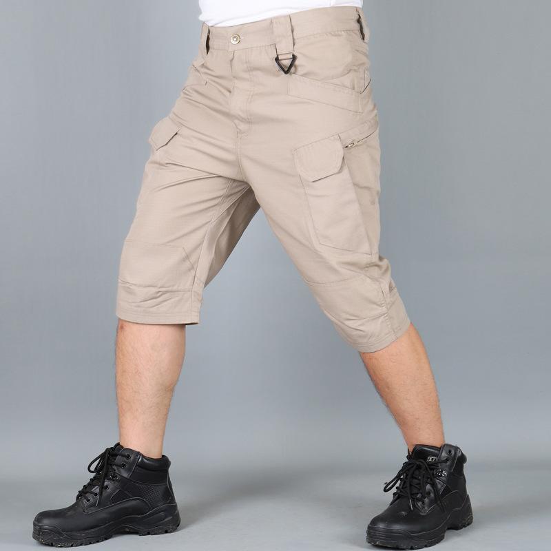 タクティカルパンツ メンズ ショートパンツ カーゴパンツ 迷彩柄 カモフラージュ柄 ワークパンツ アウトドア 多ポケット カーキ ブラック グレー