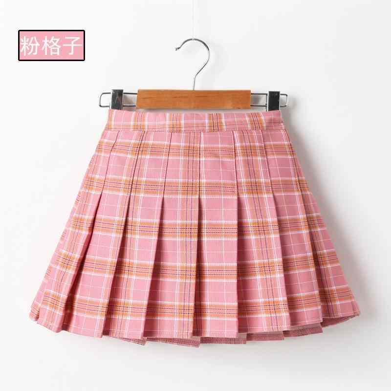 スカート キッズ 女の子 子供服 プリーツスカート ミニスカート チェック柄 Aライン 春秋 中学生 高校生 110cm 120cm 130cm 140cm 150cm 160cm 170cm