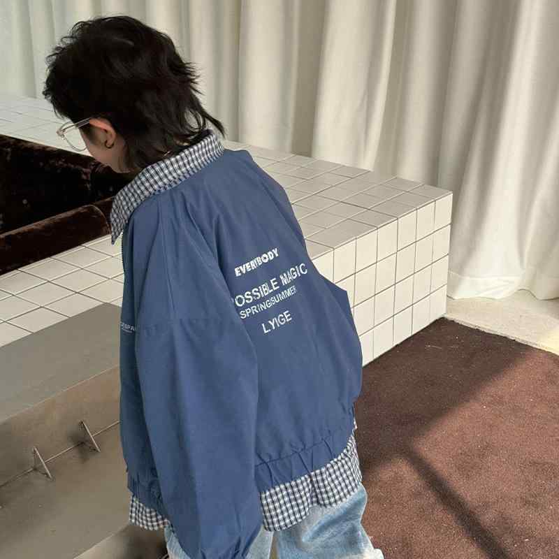 子供服 ジャケット 春秋 男の子 アウター 韓国風 ジャンパー ポリエステル 長袖 スポーツ 普段使い 宝藍色 ブラック 100cm 110cm 120cm 130cm 140cm 150cm 160cm 5,295円