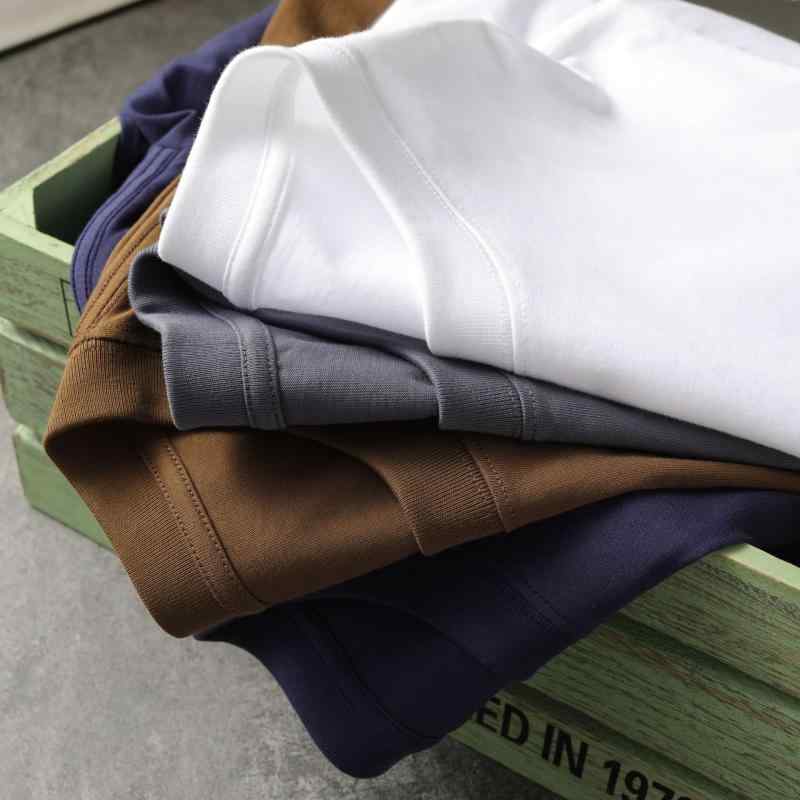 メンズ Tシャツ 短袖 ヴィンテージ風 綿100 精梳棉 厚手 260g ゆったり 落ち肩 丸首 セットインスリーブ 無地 透気性 吸湿速乾 色落ちに強い 白色 黒 グレー 緑 夏 春夏 カジュアル 日常使い ティーンエイジャー ゆったりトップス インナ