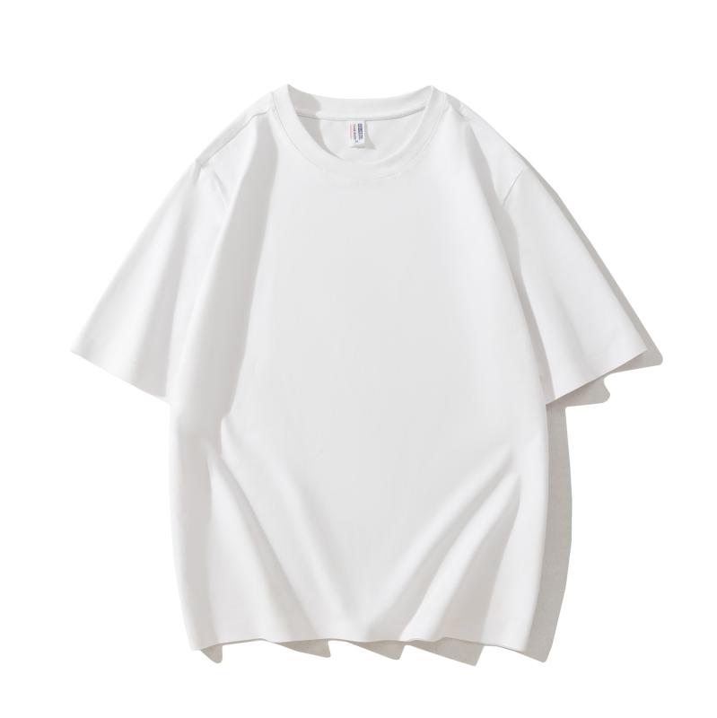 メンズ Tシャツ 接触冷感 綿混紡 無痕 落肩 短袖 ゆったり トップス 半袖 丸首 無地 軽量 吸湿 速乾 夏用 休日着 白 黒 グレー ネイビー 緑 ミントグリーン グレー系 ピンクグレー 210g 印花 加工 青年向け 18-24歳 成人 男性用