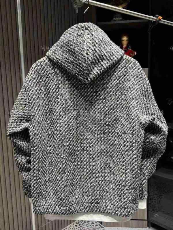 パーカー メンズ 秋冬 小香風 編み込み フード付き トップス 長袖 プルオーバー ゆったり 部屋着 普段使い カジュアル｜シャドーテール