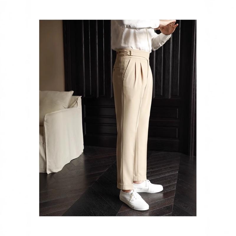 パンツ メンズ 男性用 紳士 ズボン スラックス ストレート ビジネス カジュアル 中高腰 無地 ストレッチ 伸縮性 イージーケア カーキ グレー ブラック ブルー グリーン