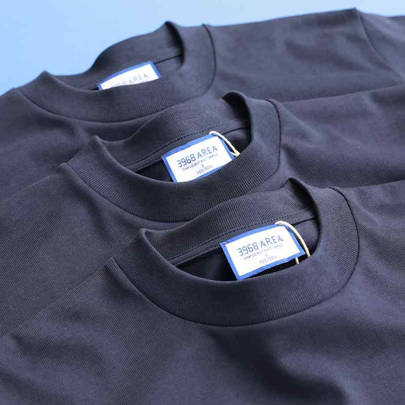 Tシャツ メンズ 男性用 ヘビーウェイト コットン トップス 半袖 丸首 無地 ビッグシルエット 厚手 春夏 秋冬 白 黒 紺 グレー