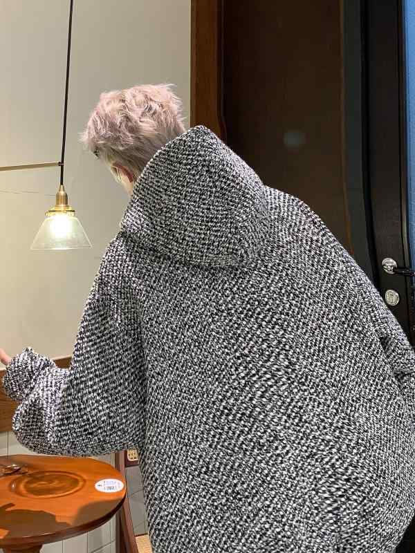 パーカー メンズ 春物 港風 ゆったり 薄手 プルオーバー フード付き トップス レトロ 韓国風 カジュアル