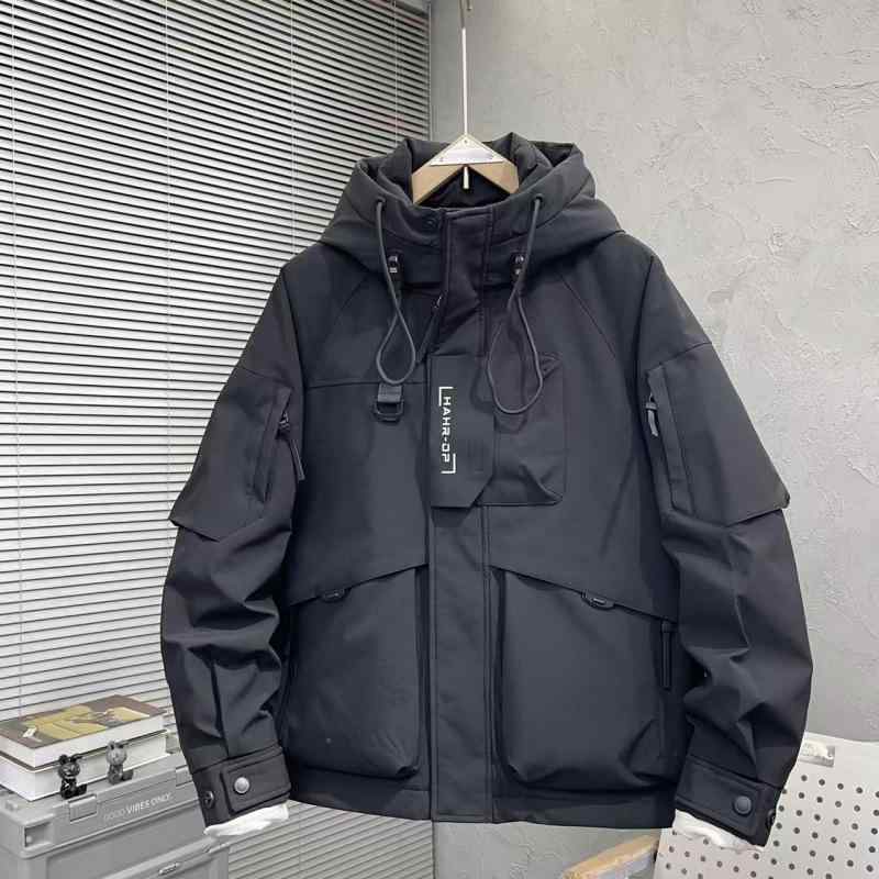 羽?上衣 成人男性用 雨合羽 防寒 ボンネット付き添い人 アウター 大? 聚乙?醇衣料繊維 黒いこと パープル系