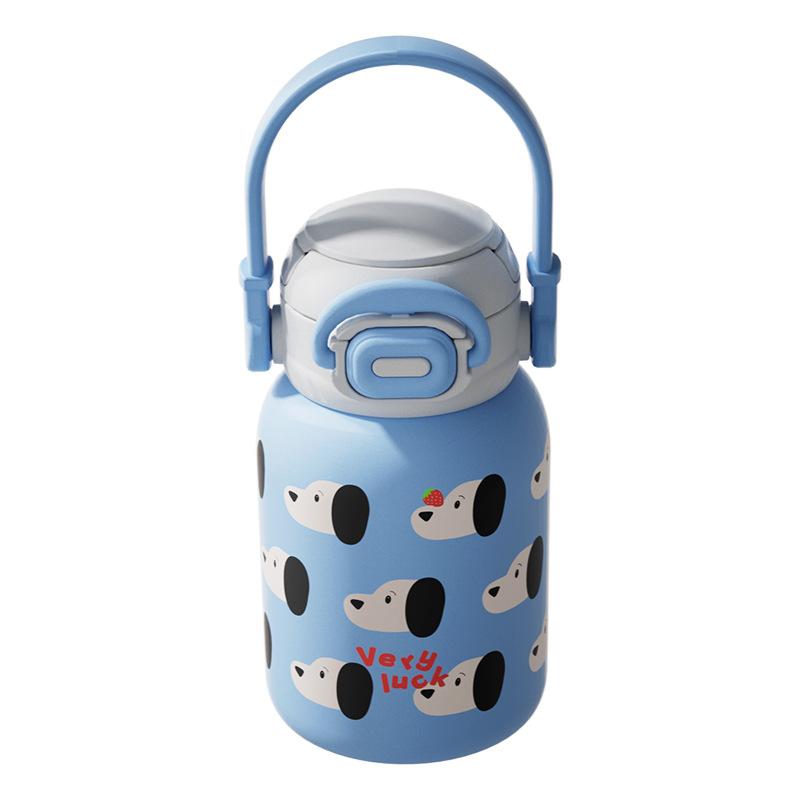 水筒 キッズ 子供用 316ステンレス鋼 ストロー付き 保温 保冷 大容量 550ml かわいい おしゃれ 携帯用 ピンク ブルー ブラック 4,362円