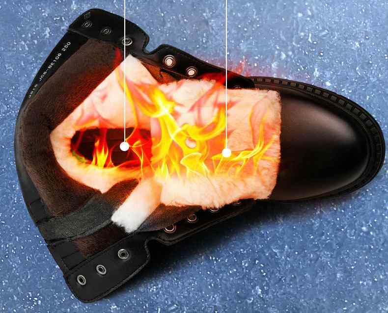 ブーツ メンズ 男性用 ワークブーツ 本革 牛革 裏起毛 防寒 あったか 秋冬 アウトドア 滑り止め 11,593円