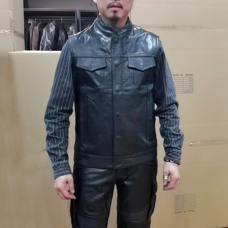 【極美品・入手困難】東京インディアンズ 中綿入 ベスト 黒M 両面刺繍 バイカー 楽天市場】インディアンモトサイクル ベスト レザー切替中綿入りシレー