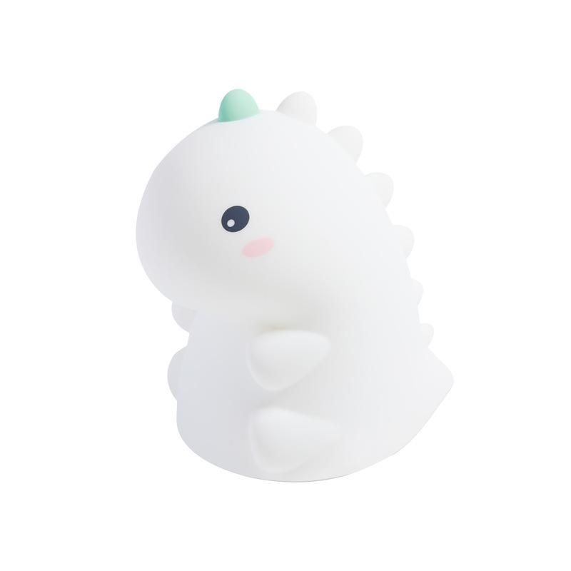 小夜灯 子供部屋 かわいい 恐竜 シリコン製 LED 照明 充電式 ベッドサイドランプ 授乳ライト 間接照明 インテリア テーブルランプ 常夜灯