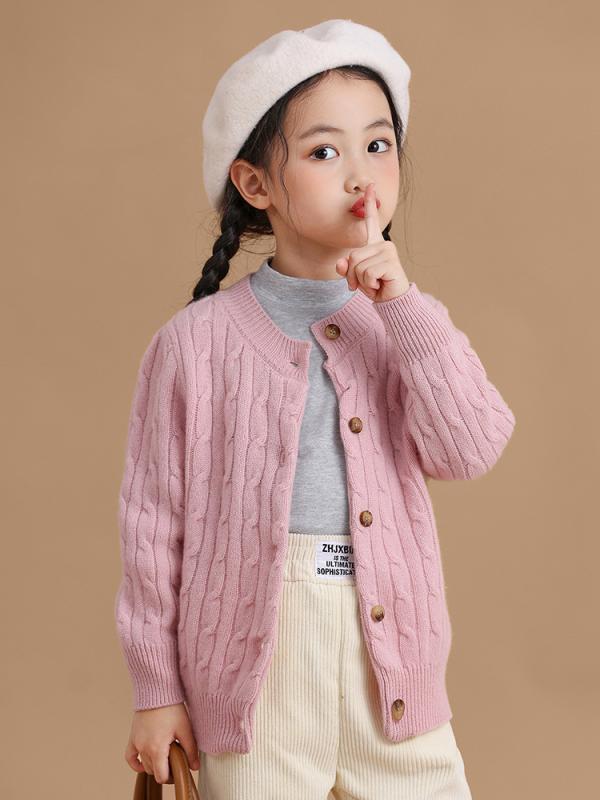 編み物 キッズ スウェーター ジレー 男女兼用 赤ちゃん服 毛糸100% 有線テレビ編み 朦々たる 丸首 無地 本青味 本紫色 初桃粉 卵黄味がかった 天藍色 90珊 100珊 110珊 120珊 130珊 140珊 150珊 160珊 秋冬