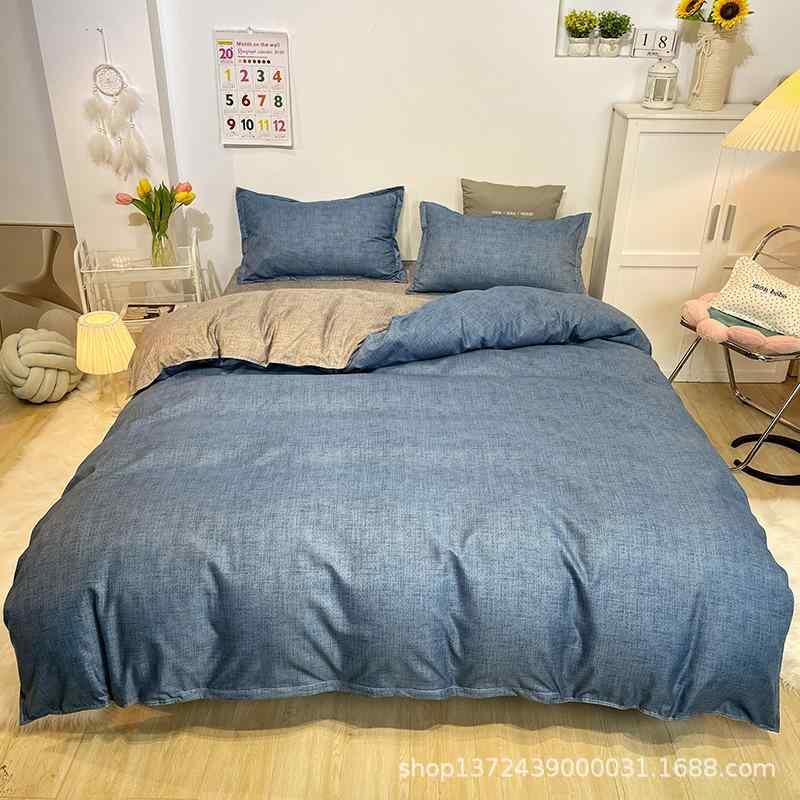 寝具 ベッド用品 カバーセット シングル セミダブル ダブル 芦?綿 プリント柄 1.5m 1.8m 4,421円