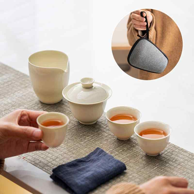 茶器仕掛ける 旅する用茶器 持っていく用 飾り気の無い化 茶道物の具 瀬戸もの 草死灰 グラデーション 会社企業向け 差し上げ物 スポーツ・アウトドア-その他