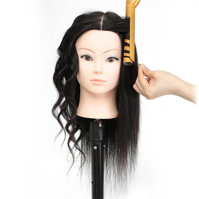 その他 假? ?模 半身 人形 真人? 染? 卷? 吹剪 造型 ??用 40cm 43cm 46cm