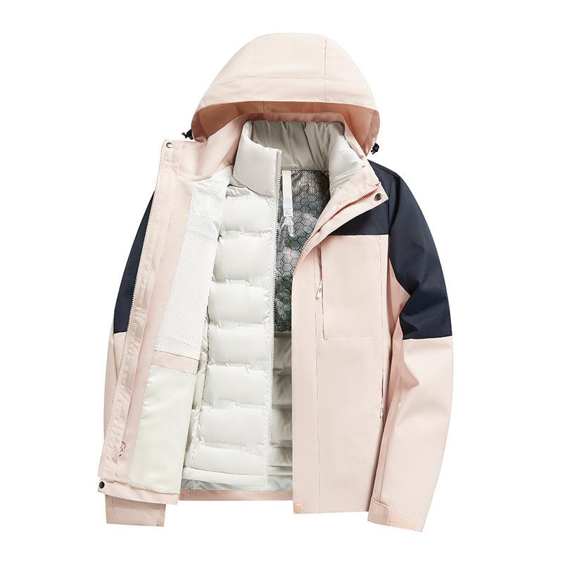 マウンテンパーカー メンズ レディース 登山ウェア 取り外し可能 防風 防水 防寒 アウター ジャケット 男女兼用 アウトドアウェア|シャドーテール