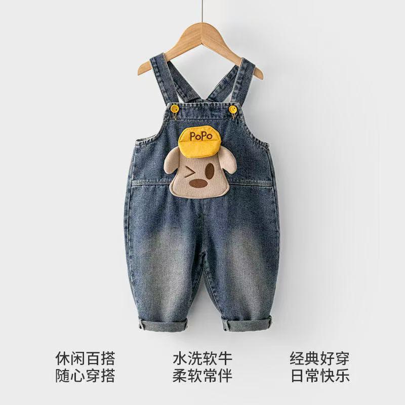 キッズ ベビー ジーンズ サロペットパンツ コットン ロングパンツ 春秋 男女兼用 子供服 デニム オーバーオール チェック柄 カートゥーン ミディアムウエスト 73CM 80cm 90cm 100cm 110cm 120cm 4,724円