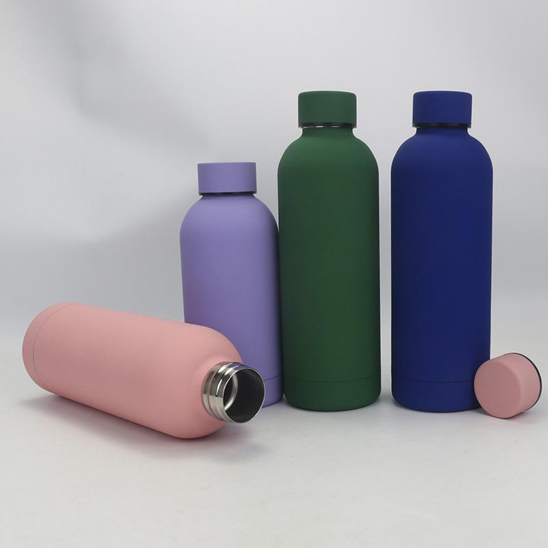 吸い筒 ステンレス鋼 大静電容量 350ml 500ml 750ml 保温 保冷 持ちはこぶ用 アウトドア 山登り 運動競技 通い 通学 男女兼用 パープル 緑であること