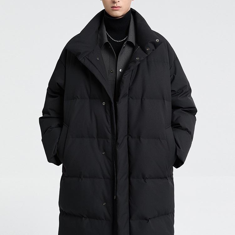 打ち倒す上衣 成人男性用 防風 防寒 中綿入り口・入口 白打ち倒す 立襟 ボンネット付き添い人 黒いこと 緑であること カーキ 秋冬 スポーツ・アウトドア-ボーイズベンチコート-スポーツウェア・アクセサリー